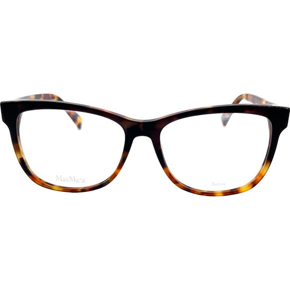 Max Mara MM1423 Womens Eyeglass Frame WR9 Brown Havana